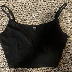 Black Deep V Top
